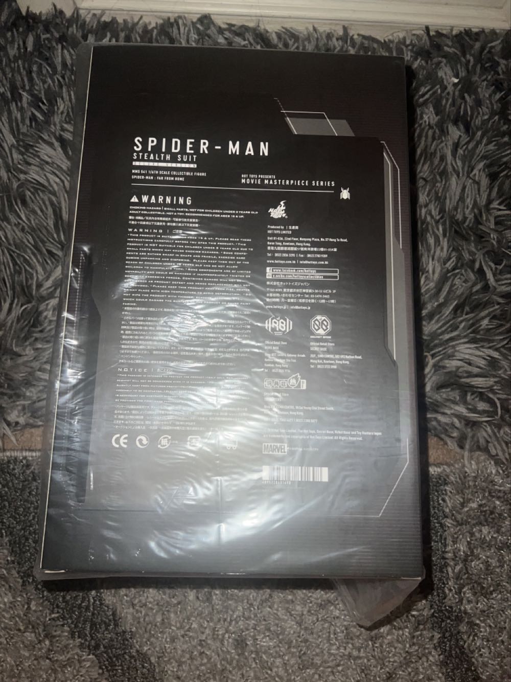 1:6 (Film/TV) - Spider-Man (Stealth Suit) - Hot Toys (Movie Masterpiece Series) action figure collectible [Barcode 4895228601698] - Main Image 3