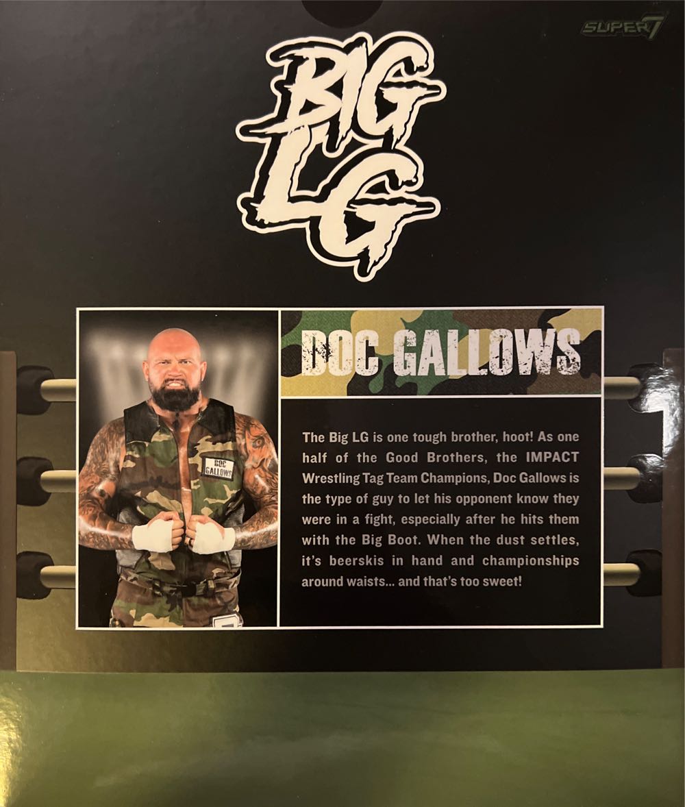 Doc Gallows - Super 7 (IMPACT WRESTLING) action figure collectible [Barcode 840049812888] - Main Image 3