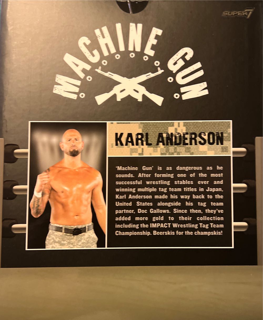 Karl Anderson “The Good Brother” - Super 7 - Super 7 (Wrestling) action figure collectible [Barcode 840049812895] - Main Image 2