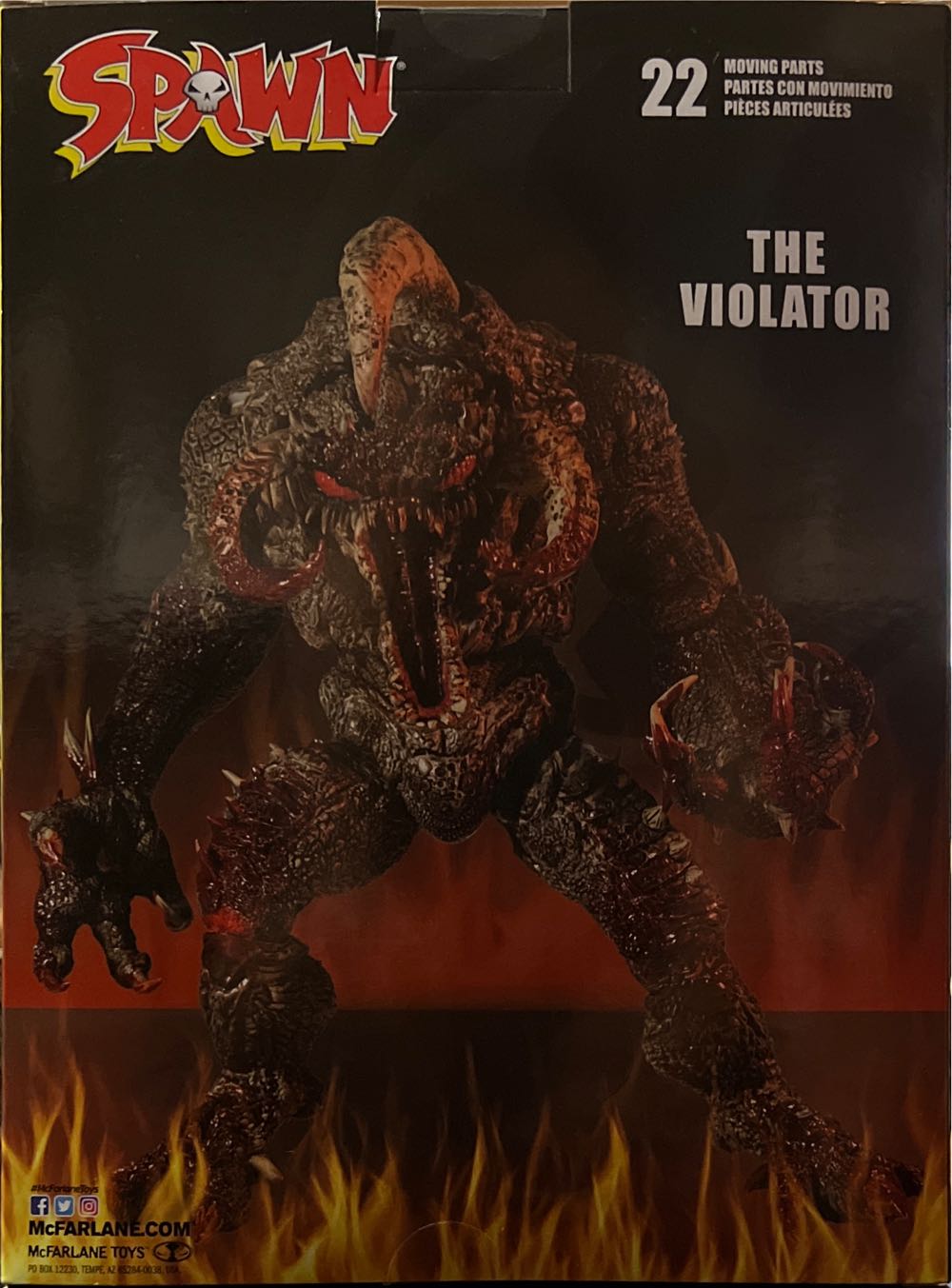 Spawn - Violator - McFarlane Toys (The Violator (Bloody Variant Autographed Edition)) action figure collectible [Barcode 787926901740] - Main Image 2