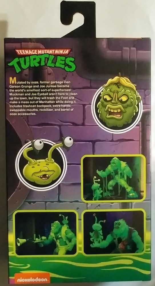 Neca TMNT Sewer Heroes Series: Toxicity Now (SHS No.1) - Neca/Reel Toys (TMNT 90s Cartoon) action figure collectible [Barcode 634482542569] - Main Image 2