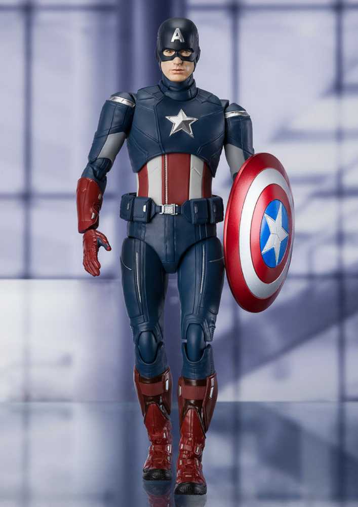 S.H. Figuarts Avengers: Endgame: Captain America (Cap Vs. Cap) - Bandai Spirits (MARVEL) action figure collectible - Main Image 2