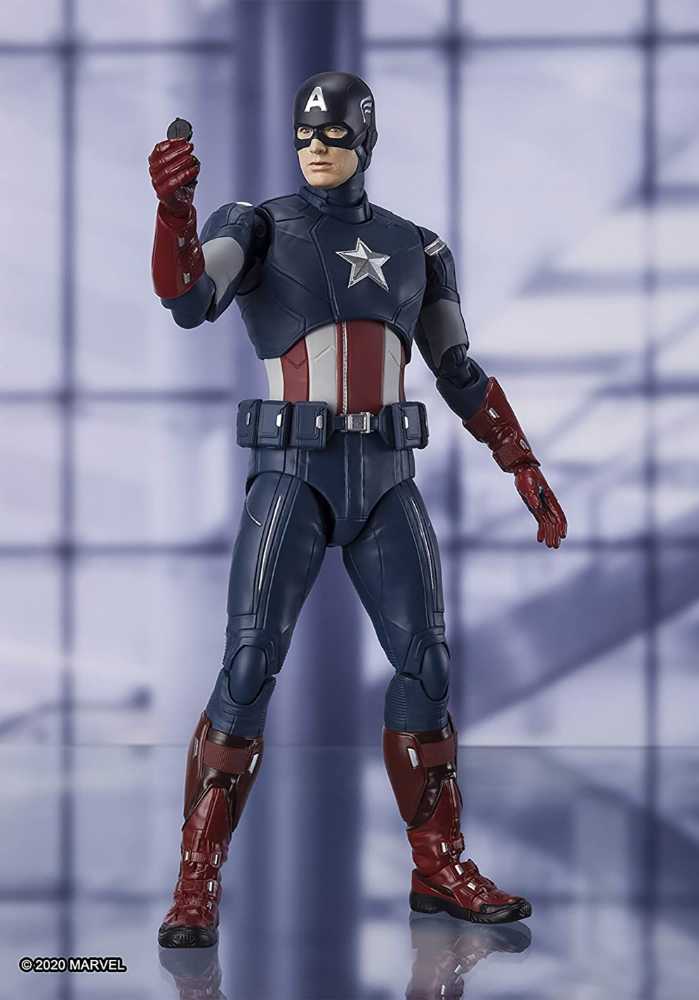 S.H. Figuarts Avengers: Endgame: Captain America (Cap Vs. Cap) - Bandai Spirits (MARVEL) action figure collectible - Main Image 3
