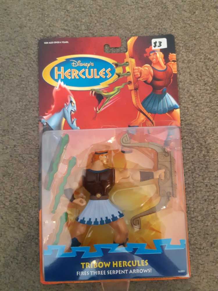 Disney Tri Bow Hercules - Mattel (Hercules) action figure collectible [Barcode 074299168819] - Main Image 3