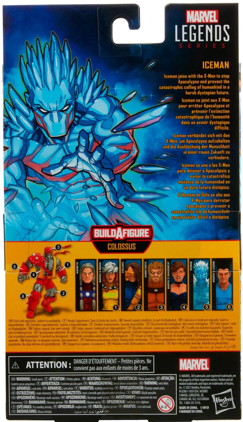 Iceman (Age of Apocalypse) - Hasbro (Marvel Legends) action figure collectible [Barcode 5010993839612] - Main Image 2