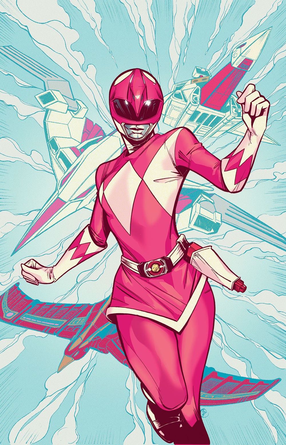 Mighty Morphin Pink Ranger Cel Shaded - Hasbro (Mighty Morphin’ Power Rangers) action figure collectible [Barcode 5010993885770] - Main Image 3