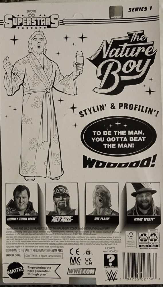 Ric Flair WWE Superstars - Mattel Wwe (WWE Superstars Series 1) action figure collectible [Barcode 194735027583] - Main Image 2