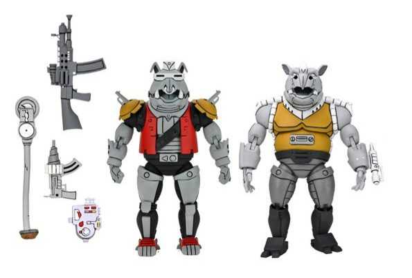 Neca TMNT Super Bebop & Mighty Rocksteady - Neca (Teenage Mutant Ninja Turtles) action figure collectible [Barcode 634482542460] - Main Image 3