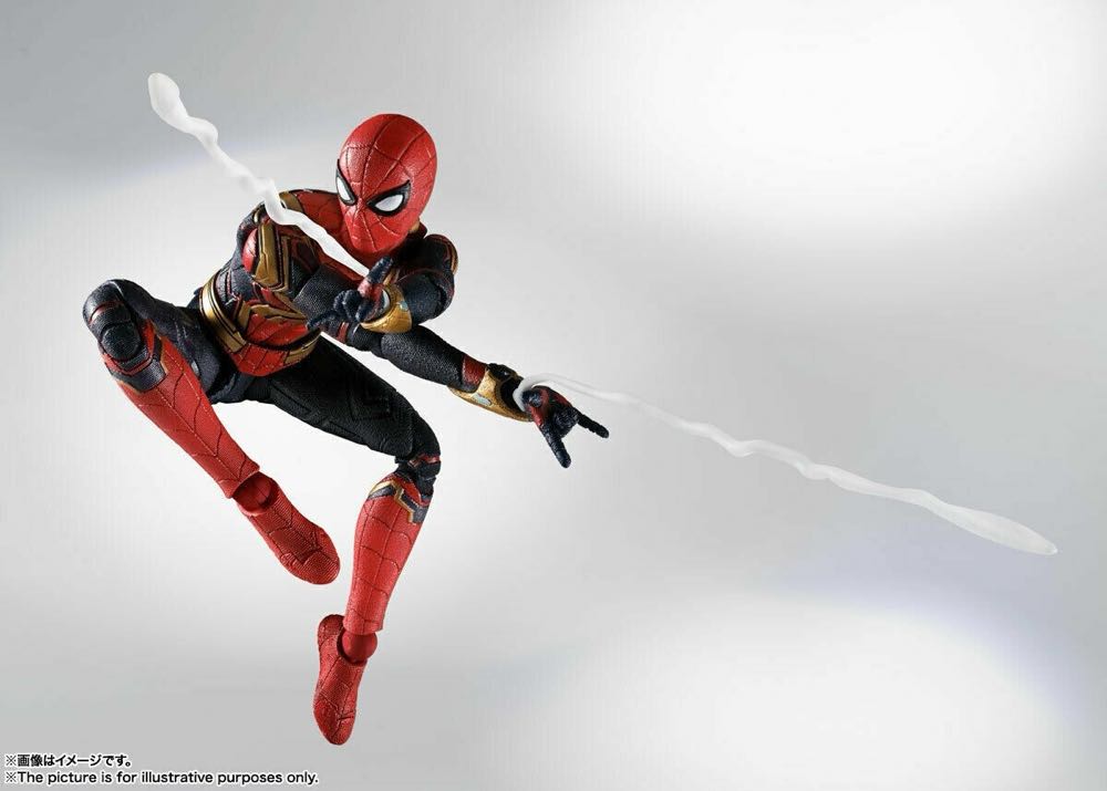 Spider-Man (Integrated Suit) - Spider-Man: No Way Home - S.H. Figuarts - Bandai (Marvel Cinematic Universe) action figure collectible [Barcode 4573102620910] - Main Image 3