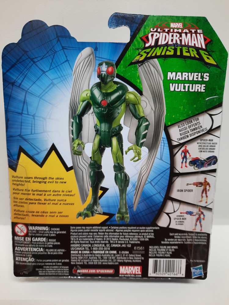 Marvel’s Vulture  (Marvel: Spider-man: Sinister 6: 6”) action figure collectible [Barcode 630509401666] - Main Image 2