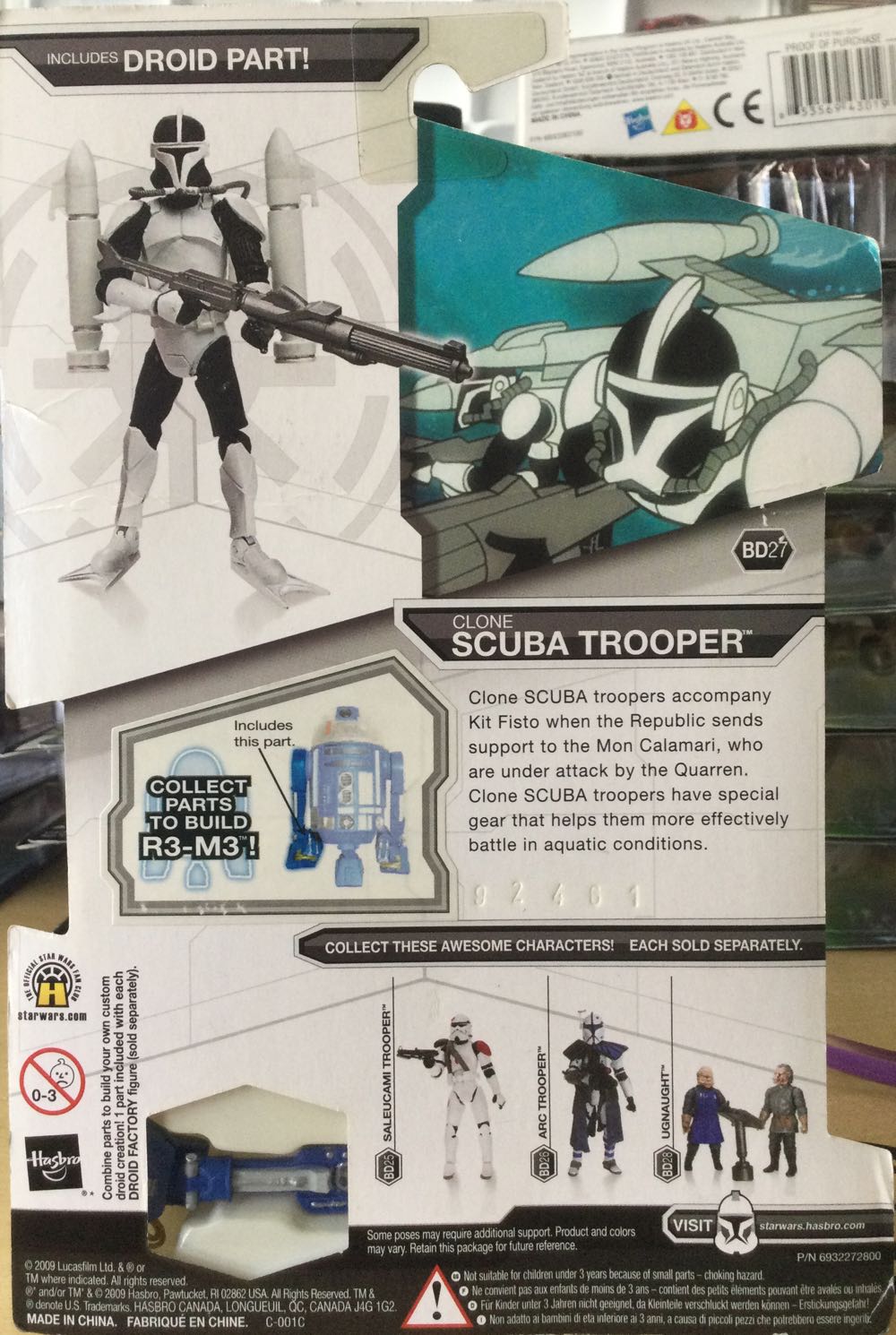 Clone Scuba Trooper - Hasbro (The Clone Wars) action figure collectible - Main Image 2