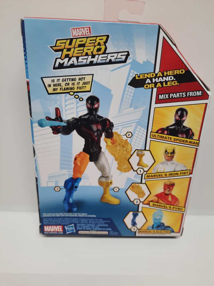Ultimate Spider-man Figure  (Super Hero Mashers: Marvel: 6”) action figure collectible [Barcode 630509247677] - Main Image 2