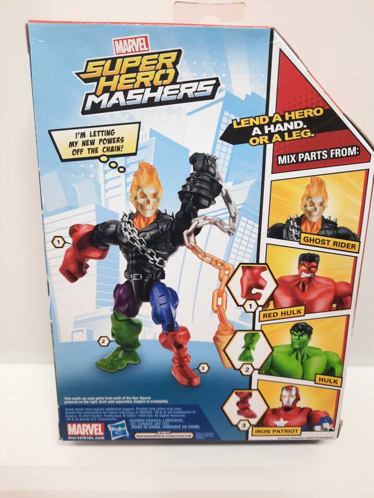 Ghost Rider  (Super Hero Mashers: Marvel: 6”) action figure collectible [Barcode 653569970347] - Main Image 2