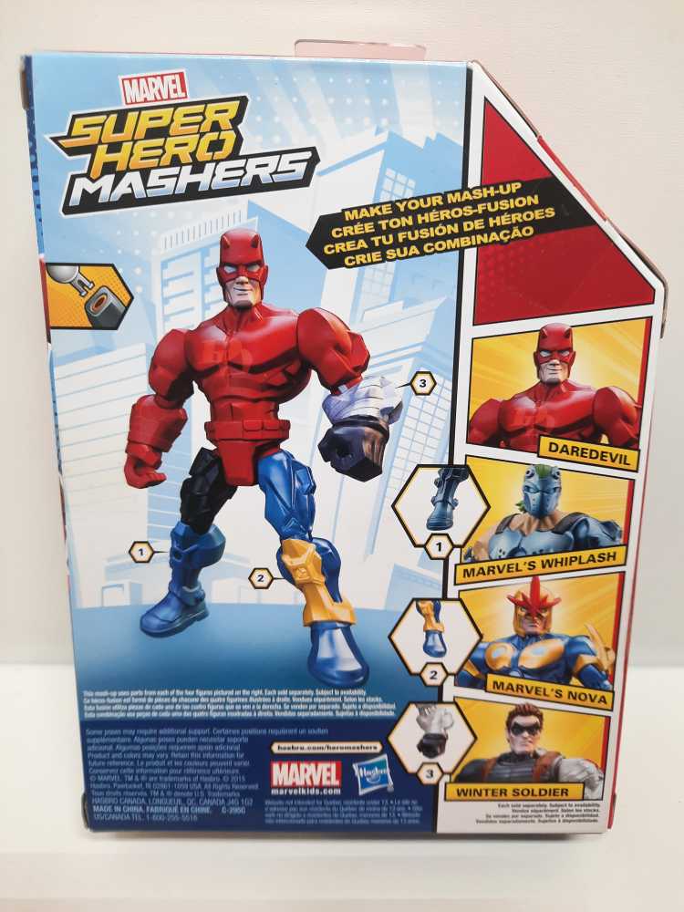Daredevil  (Super Hero Mashers: Marvel: 6”) action figure collectible [Barcode 630509331970] - Main Image 2