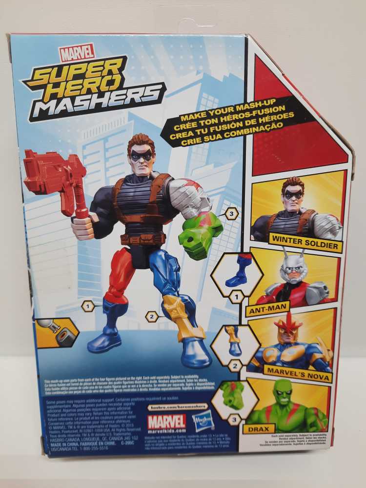 Winter Soldier  (Super Hero Mashers: Marvel: 6”) action figure collectible [Barcode 630509331987] - Main Image 2