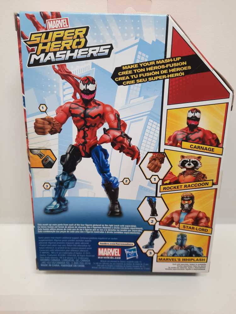 Carnage  (Super Hero Mashers: Marvel: 6”) action figure collectible [Barcode 630509309856] - Main Image 2