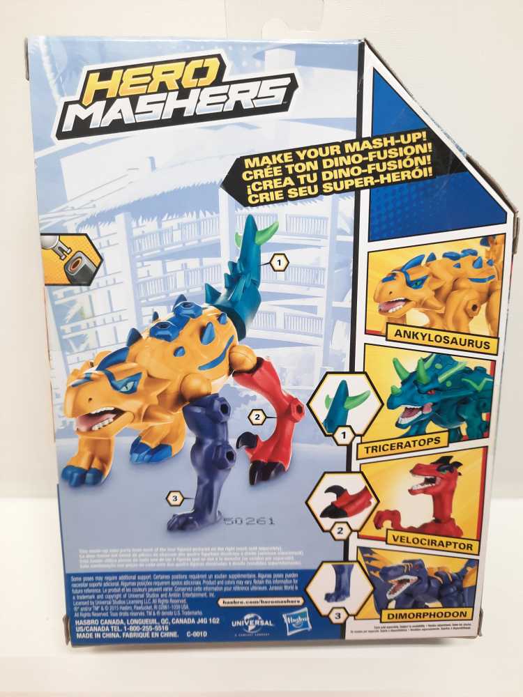 Ankylosaurus  (Hero Mashers: 6”) action figure collectible [Barcode 630509295791] - Main Image 2