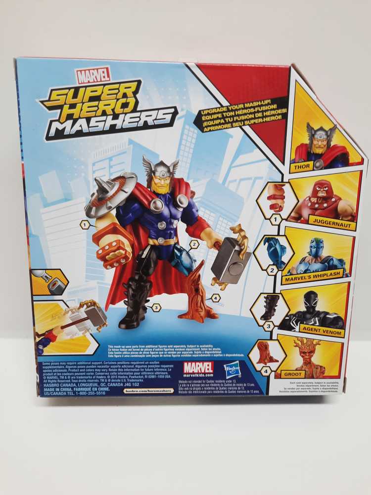 Thor  (Super Hero Mashers: Marvel: 6”) action figure collectible [Barcode 630509301911] - Main Image 2