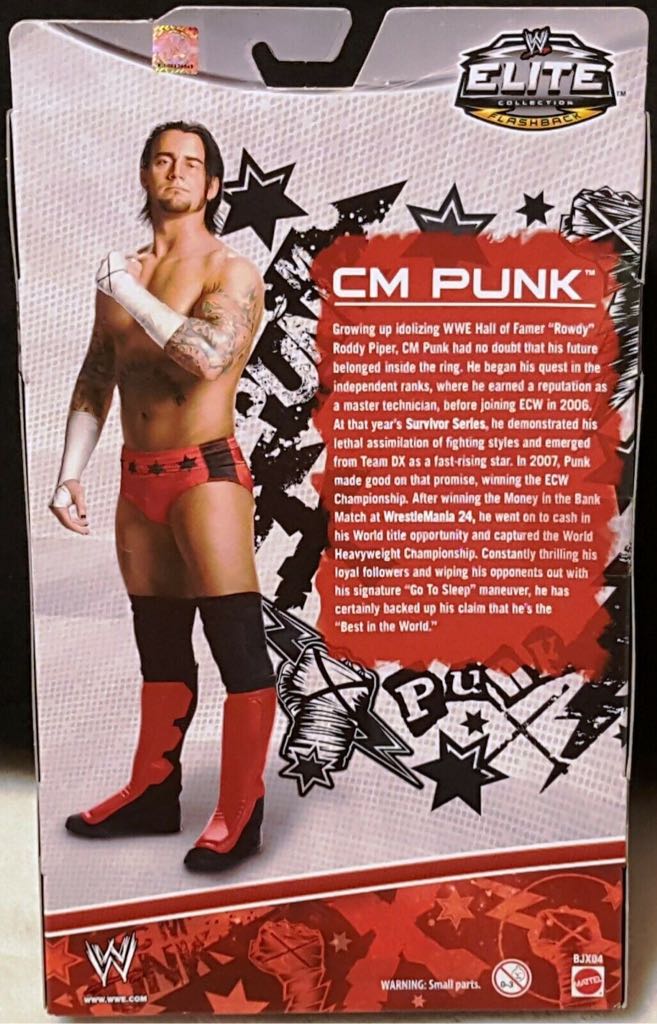 CM Punk (Ringside Exclusive) - Mattel (WWE Elite Ringside Exclusive Series) action figure collectible [Barcode 746775365080] - Main Image 2