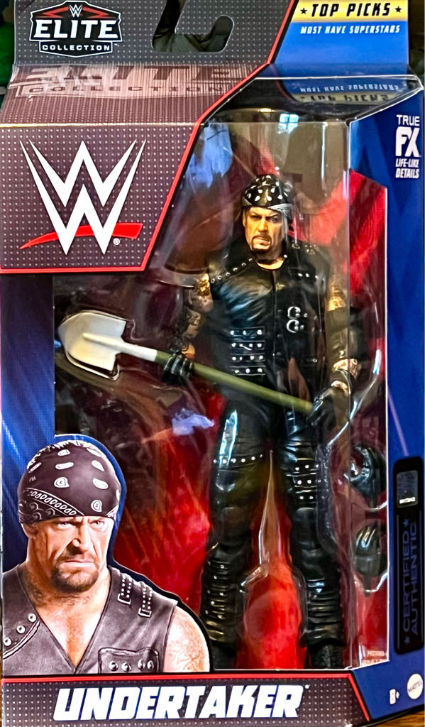 WWE The Undertaker- Top Picks Must Have Superstars - Mattel (WWE Elite Collection *Top Picks*) action figure collectible [Barcode 194735022199] - Main Image 1