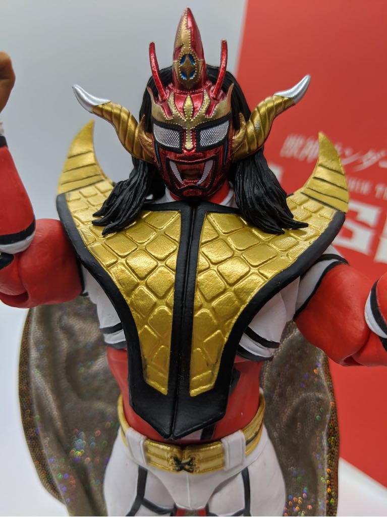 Jyushin Thunder Liger (Red/White/Gold) - Storm Collectibles (Storm Collectibles Ringside Exclusive) action figure collectible [Barcode 4589484116163] - Main Image 2