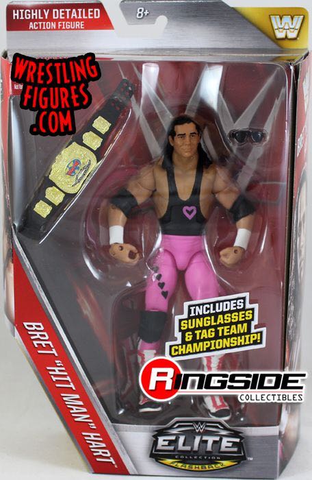 Bret “Hit man” Hart - Elite Series 47 - Mattel Wwe (Wwe Elite) action figure collectible - Main Image 1
