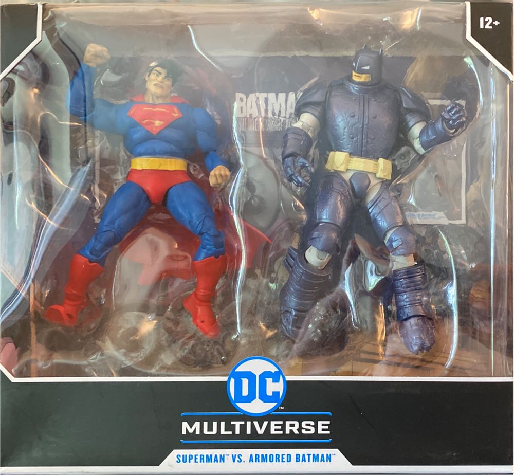DC/MC - Superman Vs. Armored Batman (TDKR) - McFarlane (DC Multiverse) action figure collectible [Barcode 787926154573] - Main Image 4