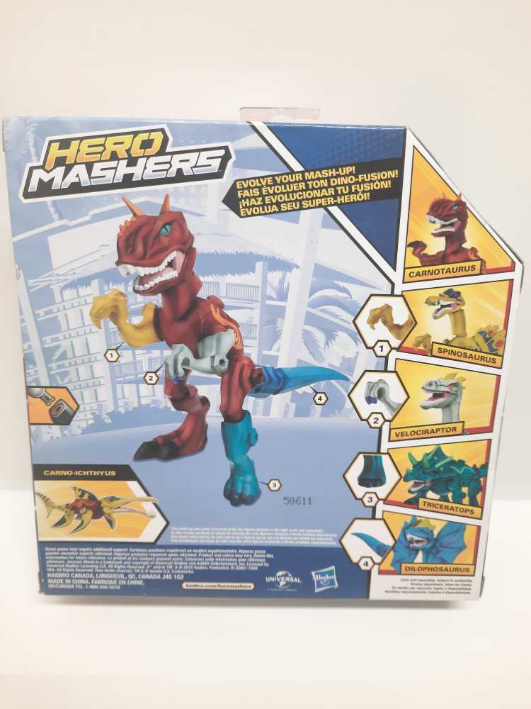Carnotaurus  (Hero Mashers: 6”) action figure collectible [Barcode 630509320066] - Main Image 2