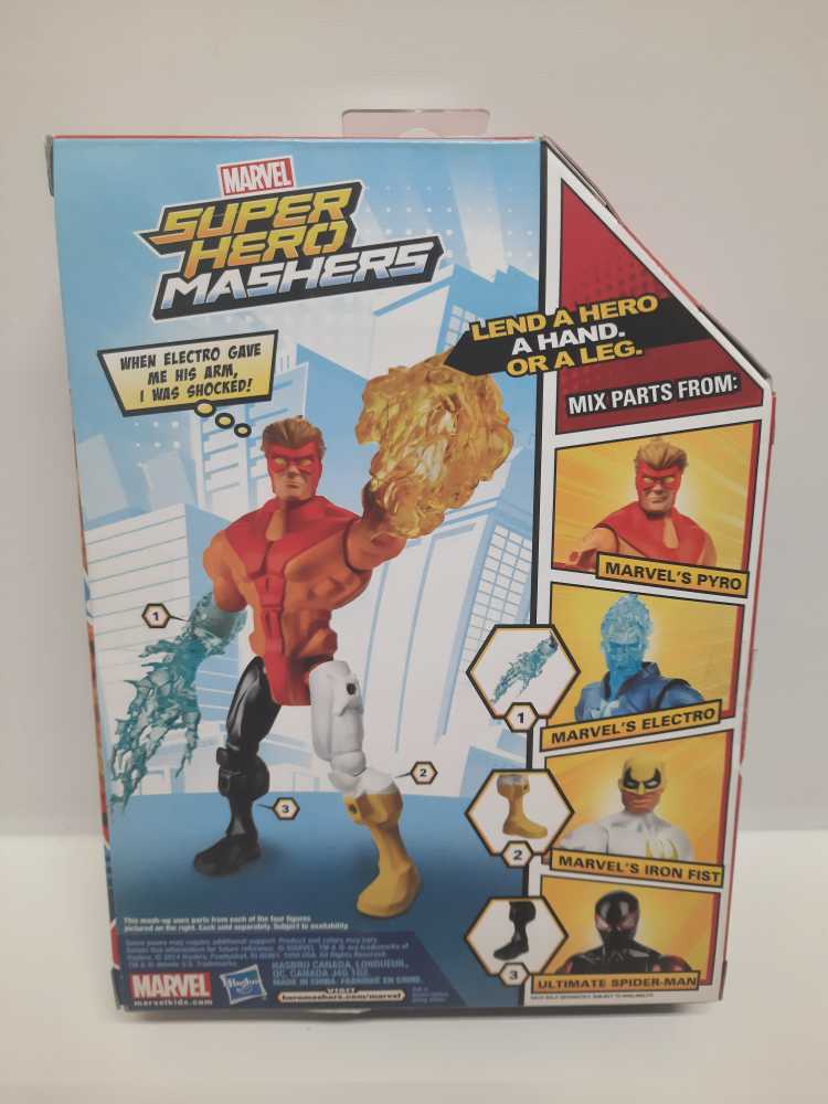 Marvel’s Pyro  (Super Hero Mashers: Marvel: 6”) action figure collectible [Barcode 630509247653] - Main Image 2