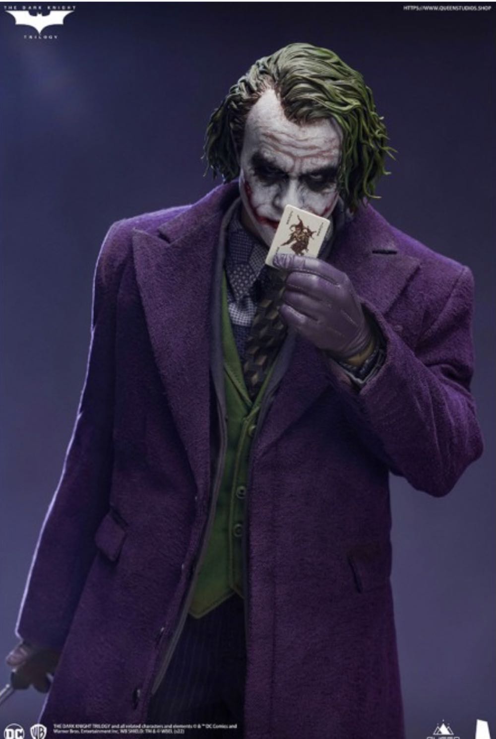 InArt TDK Heath Ledger Joker (Standard Version) - Queen Studios (Joker) action figure collectible - Main Image 3