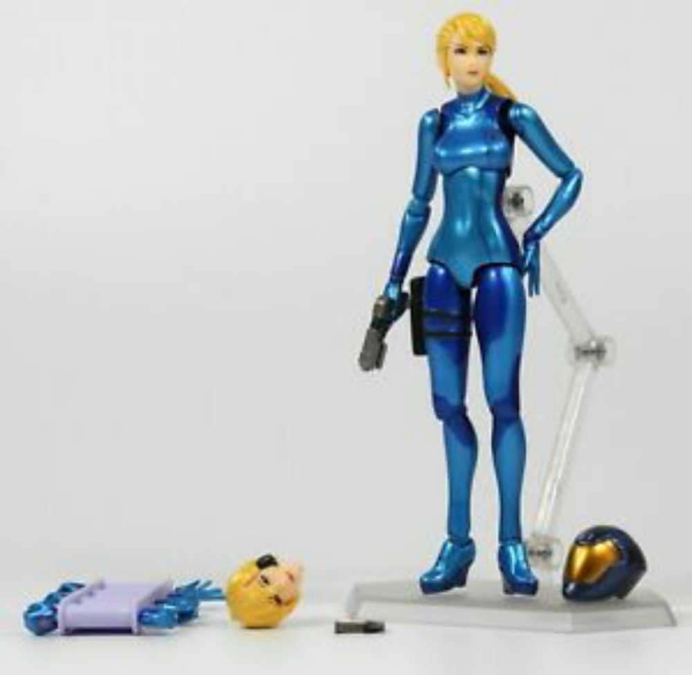 Figma Samus Aran: Zero Suit - Good Smile Company (Metroid: Other M) action figure collectible - Main Image 2