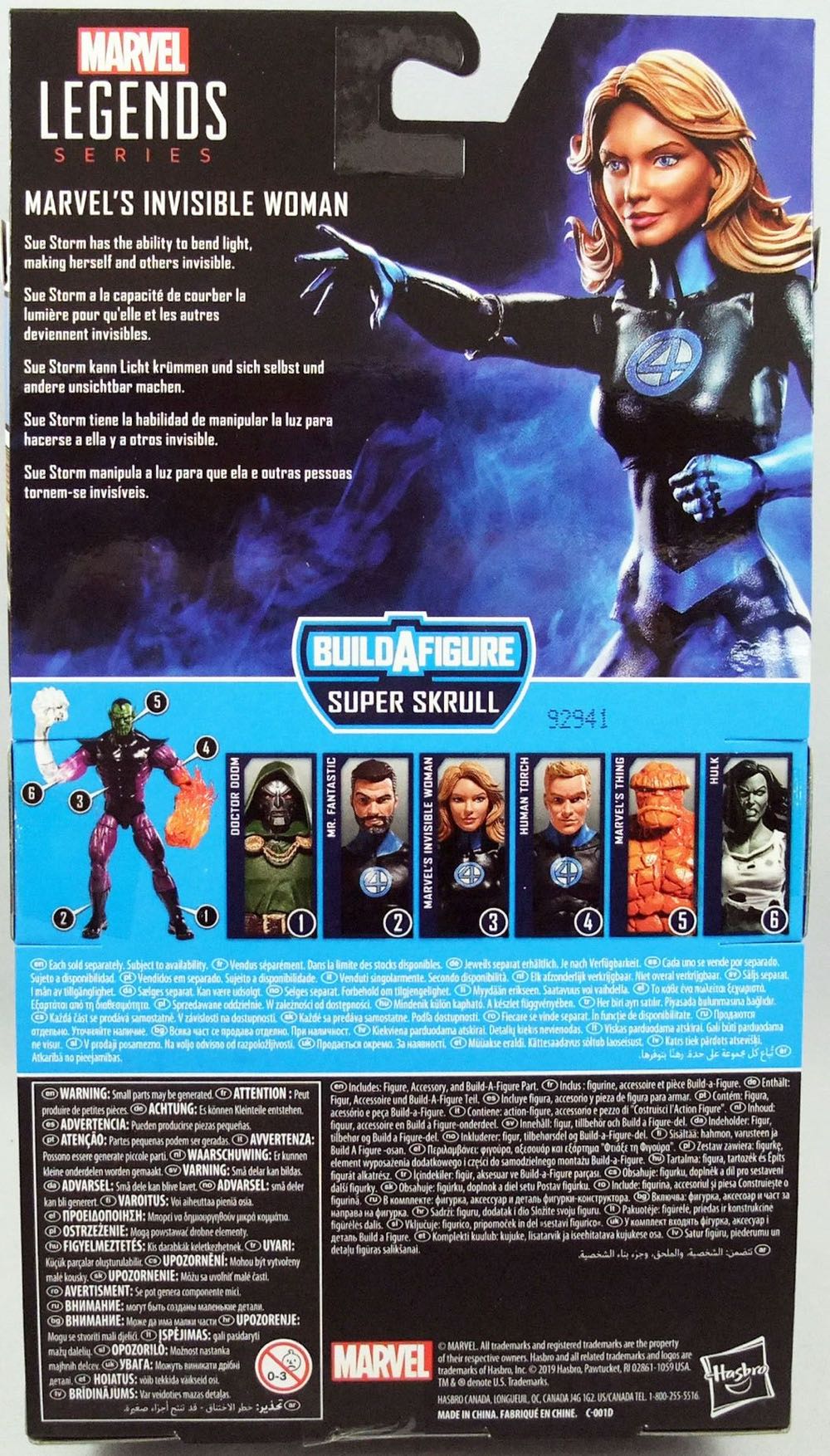 Invisible Woman - Hasbro (Fantastic Four) action figure collectible [Barcode 5010993655502] - Main Image 2