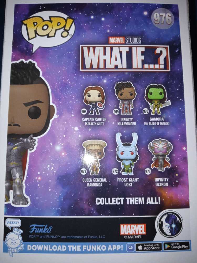 Funko Marvel #976 Infinity Killmonger - Funko (Marvels What If...?) (Marvels What If...?) action figure collectible [Barcode 889698589574] - Main Image 2