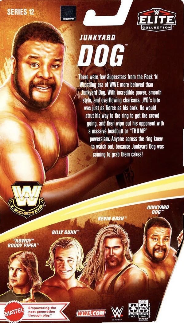 Junkyard Dog (Chase) - Mattel - WWE (WWE Elite Collection - Legends Series 12) action figure collectible [Barcode 887961948103] - Main Image 2