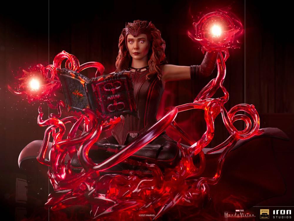 Scarlet Witch from WandaVision - 1/10 Deluxe Art Scale Limited Edition Statue - Iron Studios (WandaVision (2021)) action figure collectible - Main Image 3