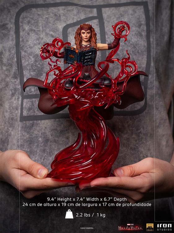 Scarlet Witch from WandaVision - 1/10 Deluxe Art Scale Limited Edition Statue - Iron Studios (WandaVision (2021)) action figure collectible - Main Image 4