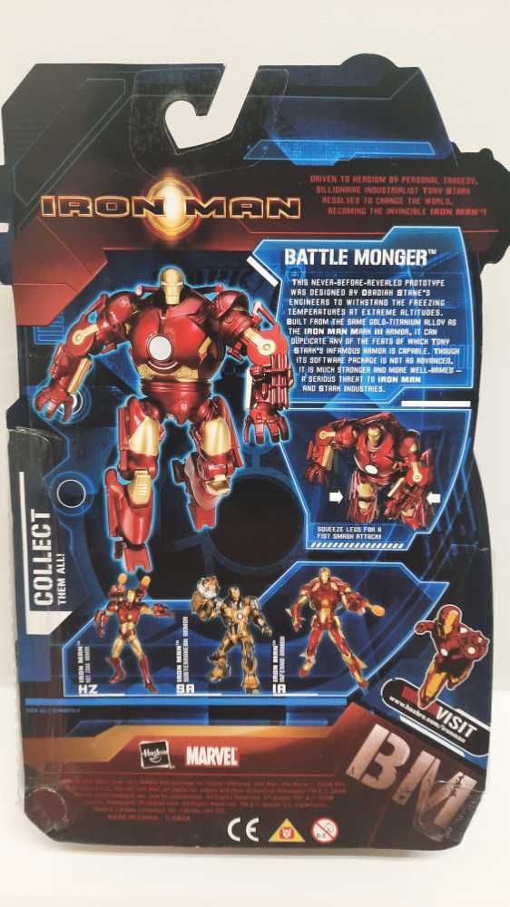 Battle Monger (Red And Gold)  (Marvel: Iron Man: 6”) action figure collectible [Barcode 653569359043] - Main Image 2