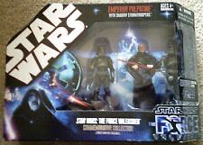 Star Wars 30th Anniversary Emperor Palpatine W Shadow Troopers Nib - Hasbro (Star Wars - 30th Anniversary Collection) action figure collectible [Barcode 653569303077] - Main Image 1