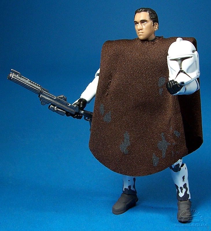 Hawkbat Battalion Clone Trooper No Coin #50 - Hasbro (Star Wars 30th Anniversary Collection) action figure collectible [Barcode 653569296874] - Main Image 3