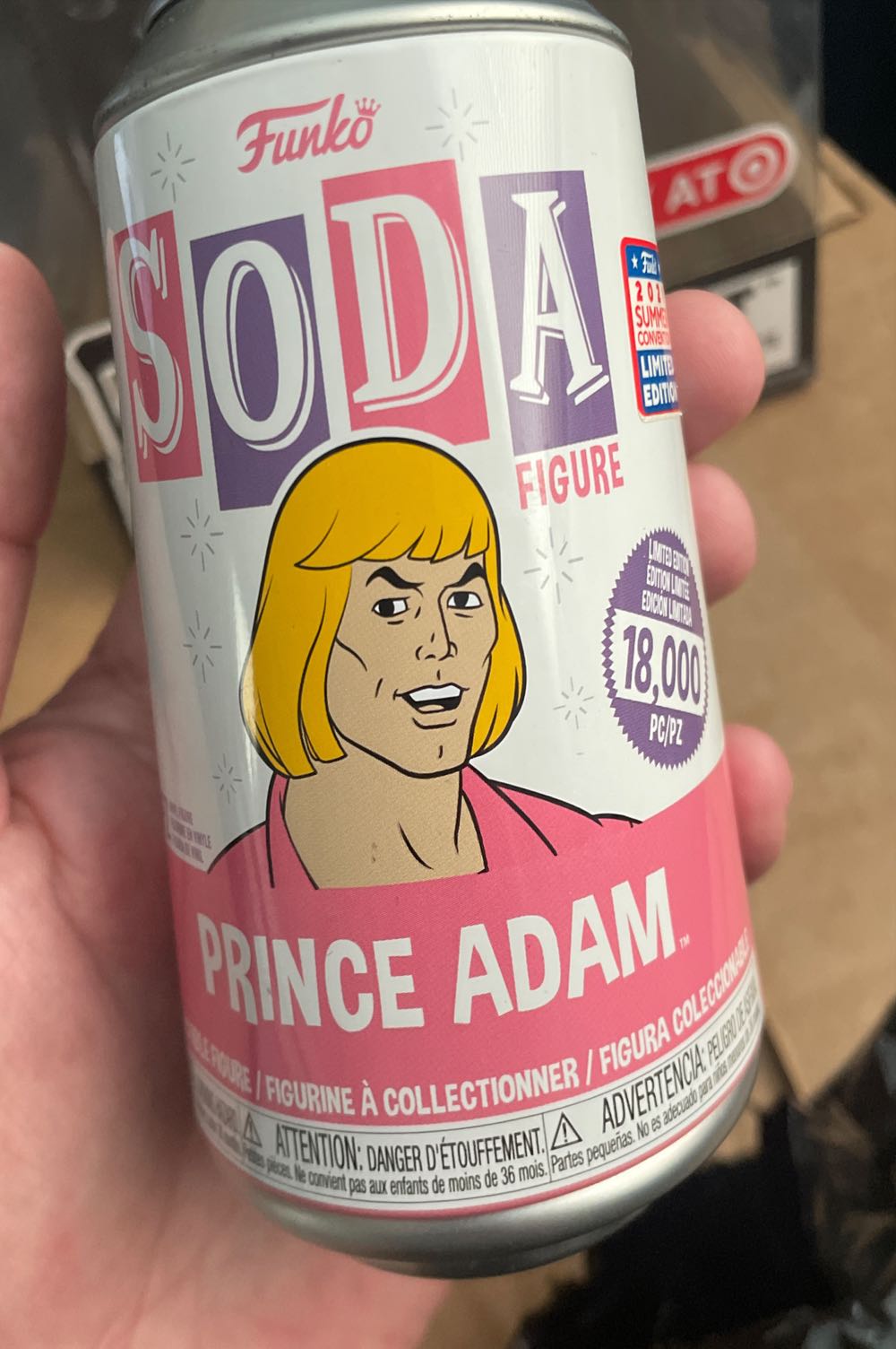 MOTU- Prince Adam Funko Soda - Funko (Funko Soda) action figure collectible [Barcode 889698542784] - Main Image 2