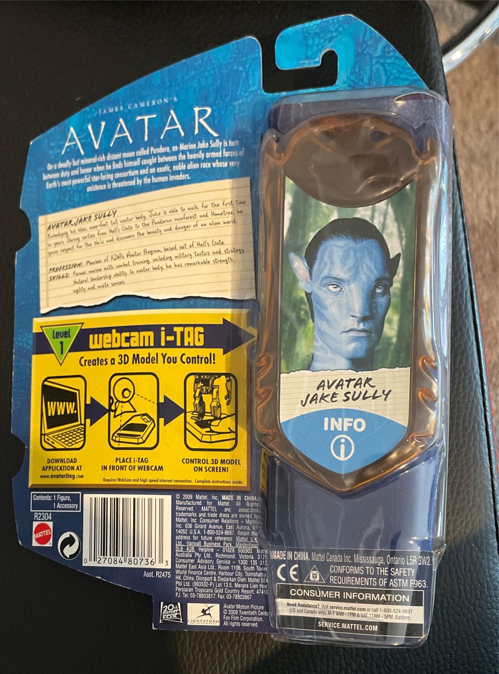 Avatar Jake Sully  action figure collectible [Barcode 027084807363] - Main Image 2