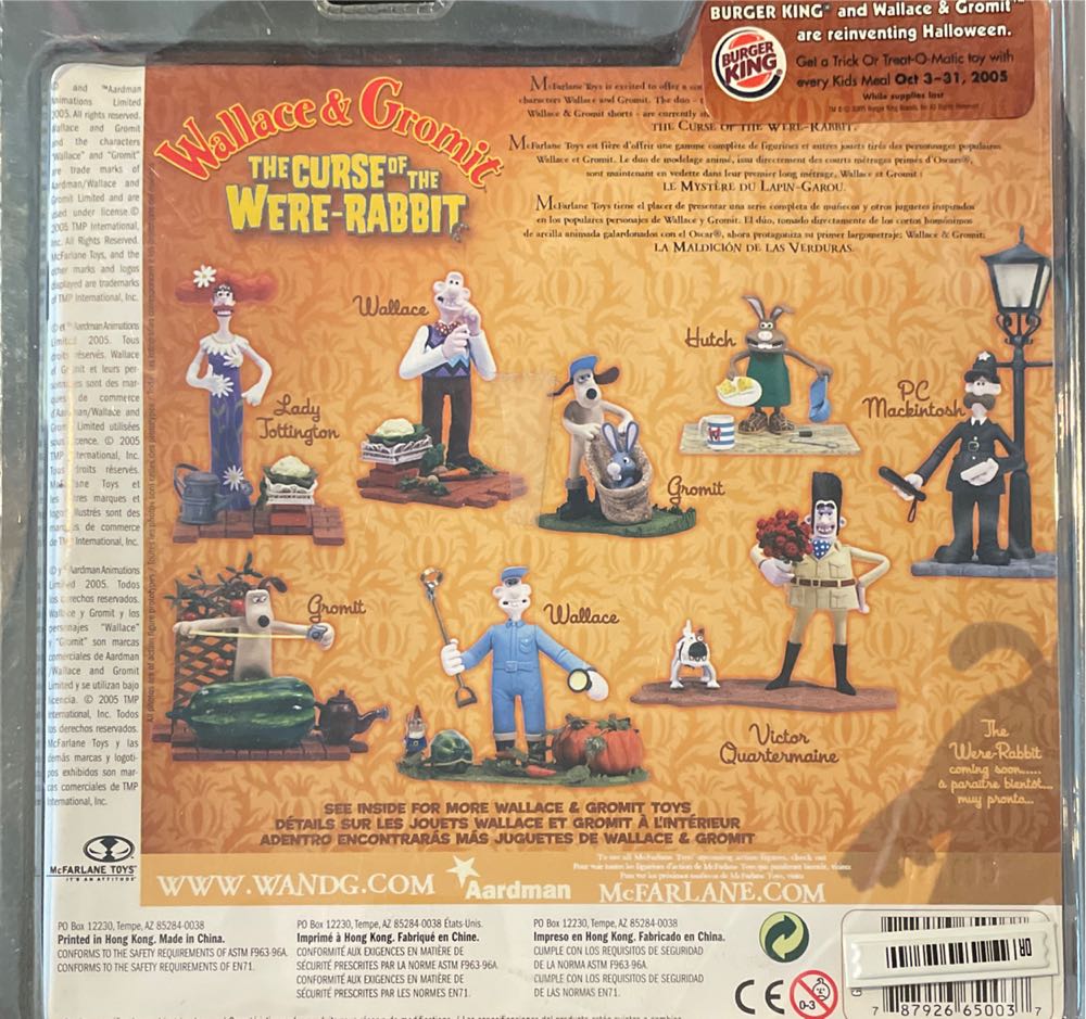 Wallace And Gromit - Gromit  action figure collectible [Barcode 787926650037] - Main Image 2