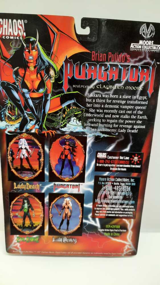 Purgatori (Metallic)  (Moore Action Collectibles: 6”) action figure collectible - Main Image 2