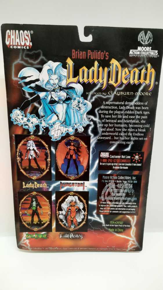 Lady Death [Chrome] - Moore Action Collectibles (Chaos! Comics) action figure collectible - Main Image 2