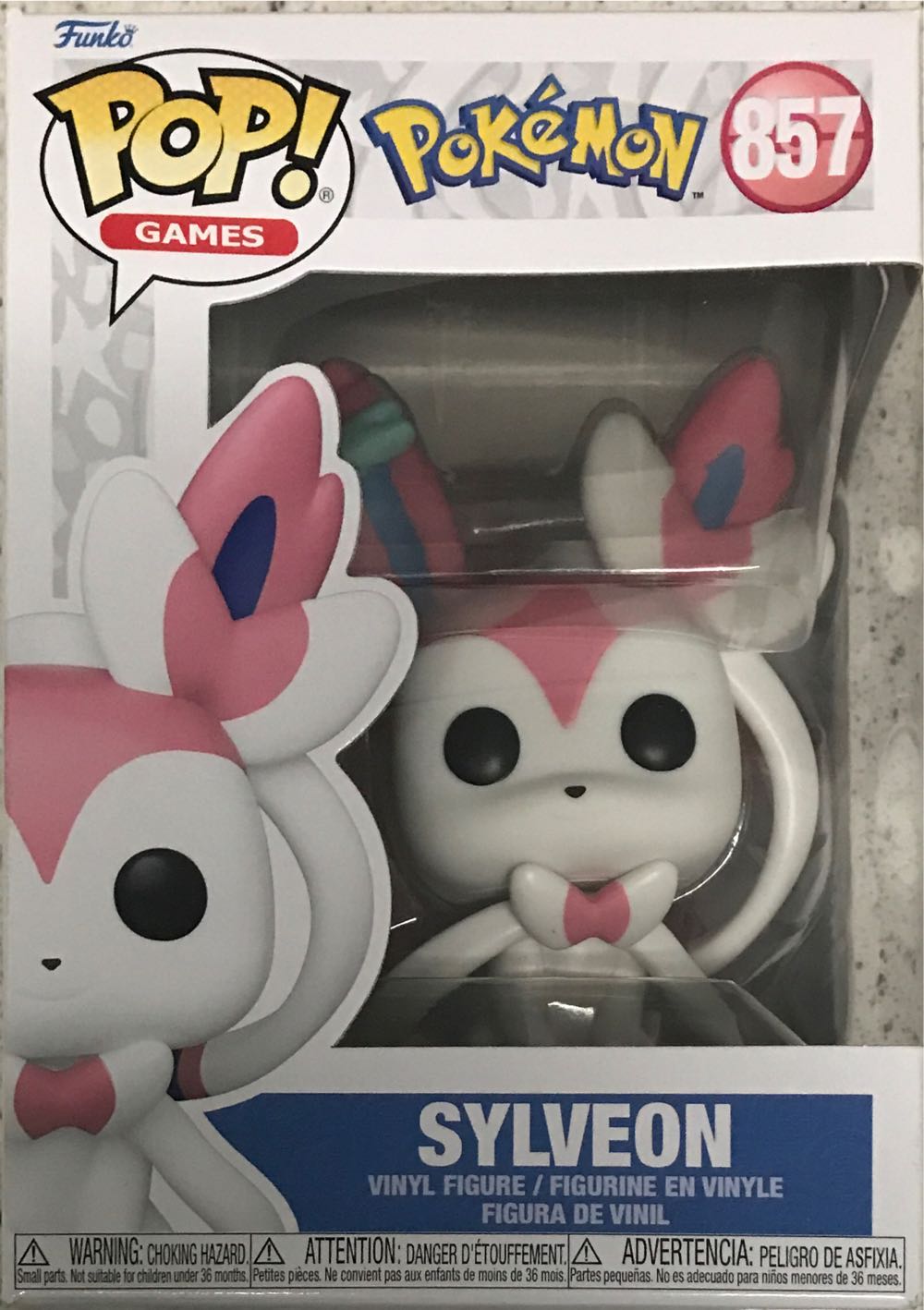 Pokemon: Sylveon # 857 Funko Pop  (Pokémon) action figure collectible [Barcode 889698593410] - Main Image 2