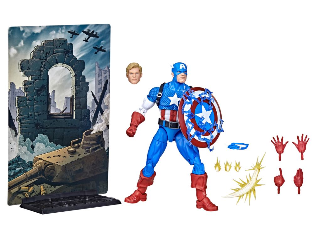 Captain America (20th Anniversary) - Hasbro (Marvel Legends 20th Anniversary) action figure collectible [Barcode 5010993956654] - Main Image 3