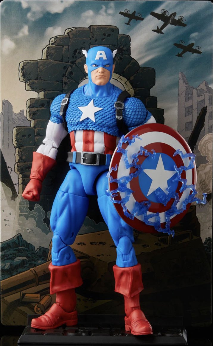 Captain America (20th Anniversary) - Hasbro (Marvel Legends 20th Anniversary) action figure collectible [Barcode 5010993956654] - Main Image 4