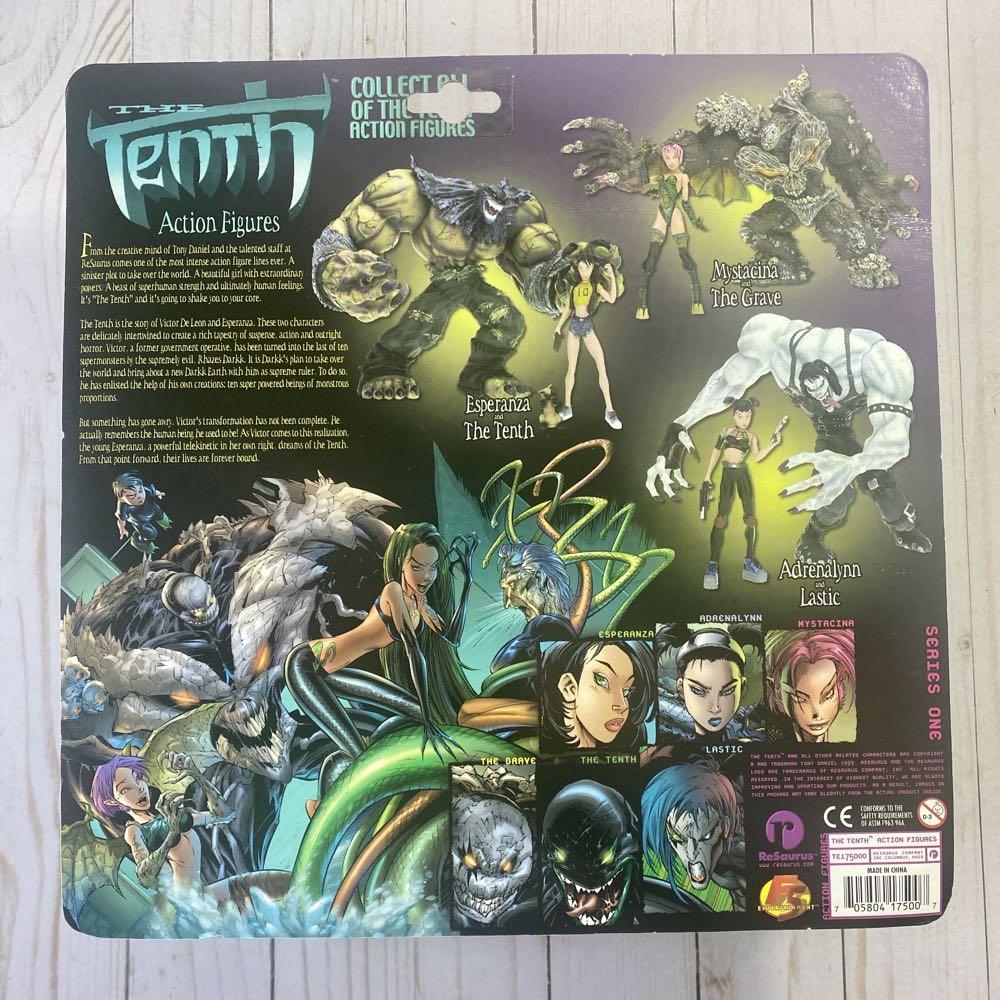 The Tenth Mystacina And The Grave - Resaurus (The Tenth: 6”) action figure collectible [Barcode 705804175007] - Main Image 2