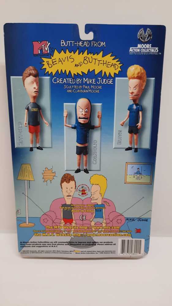 Butt-head  (Moore Action Collectibles: 6”) action figure collectible [Barcode 661470080215] - Main Image 2