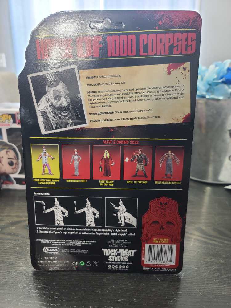 Trick or Treat Studios House of 1000 Corpses Captain Spaulding - Trick or Treat Studios (Horror) action figure collectible - Main Image 2